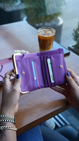 Kremlin Kadın Cüzdan - Bozuk Para Bölmeli / Mor