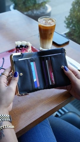 Kremlin Kadın Cüzdan - Bozuk Para Bölmeli / Siyah