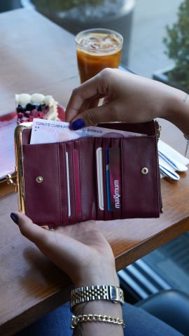 Kremlin Kadın Cüzdan - Bozuk Para Bölmeli / Bordo