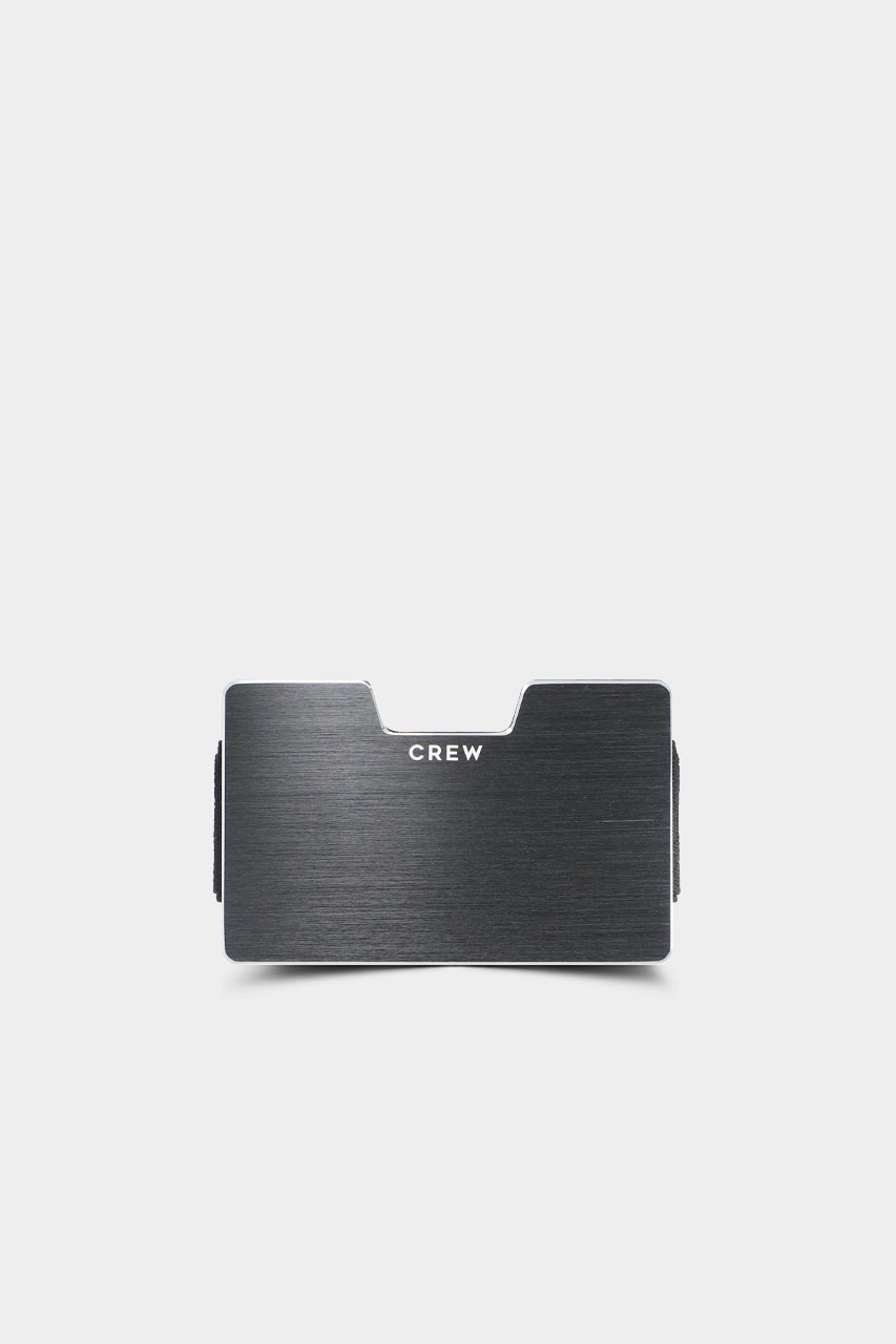 Yeni Nesil Metal Block Cüzdan / Kartlık - Siyah
