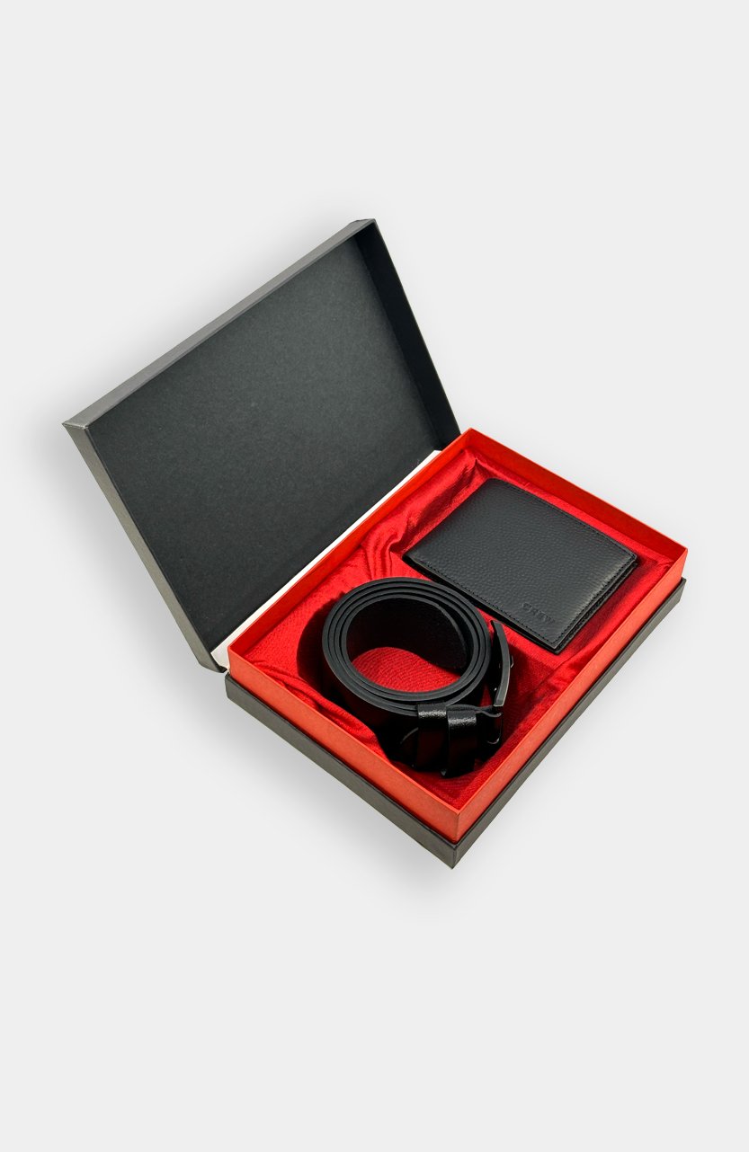 Gerçek Deri Cüzdan ve Kemer Seti