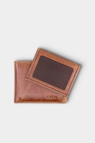 Naturel Taba Snoop Deri Erkek Cüzdanı / Kartlık Hediyeli