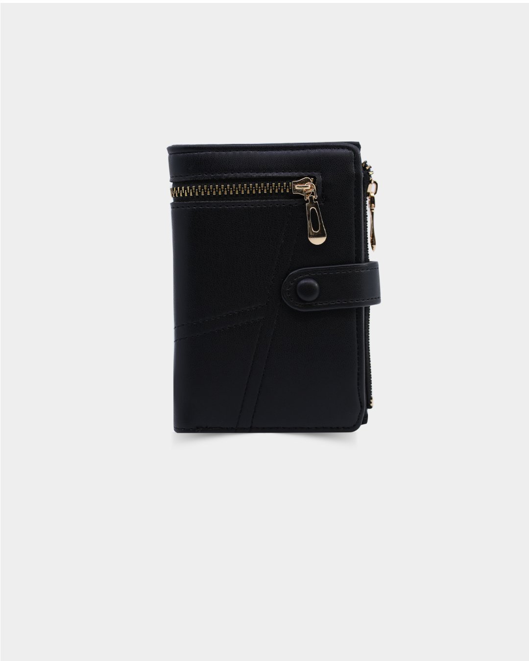 Berlin Fermuar Detaylı Kadın Cüzdan - Siyah